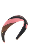 the pucci headband stands out for its padded structure and voluminous design