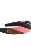 the pucci headband stands out for its padded structure and voluminous design