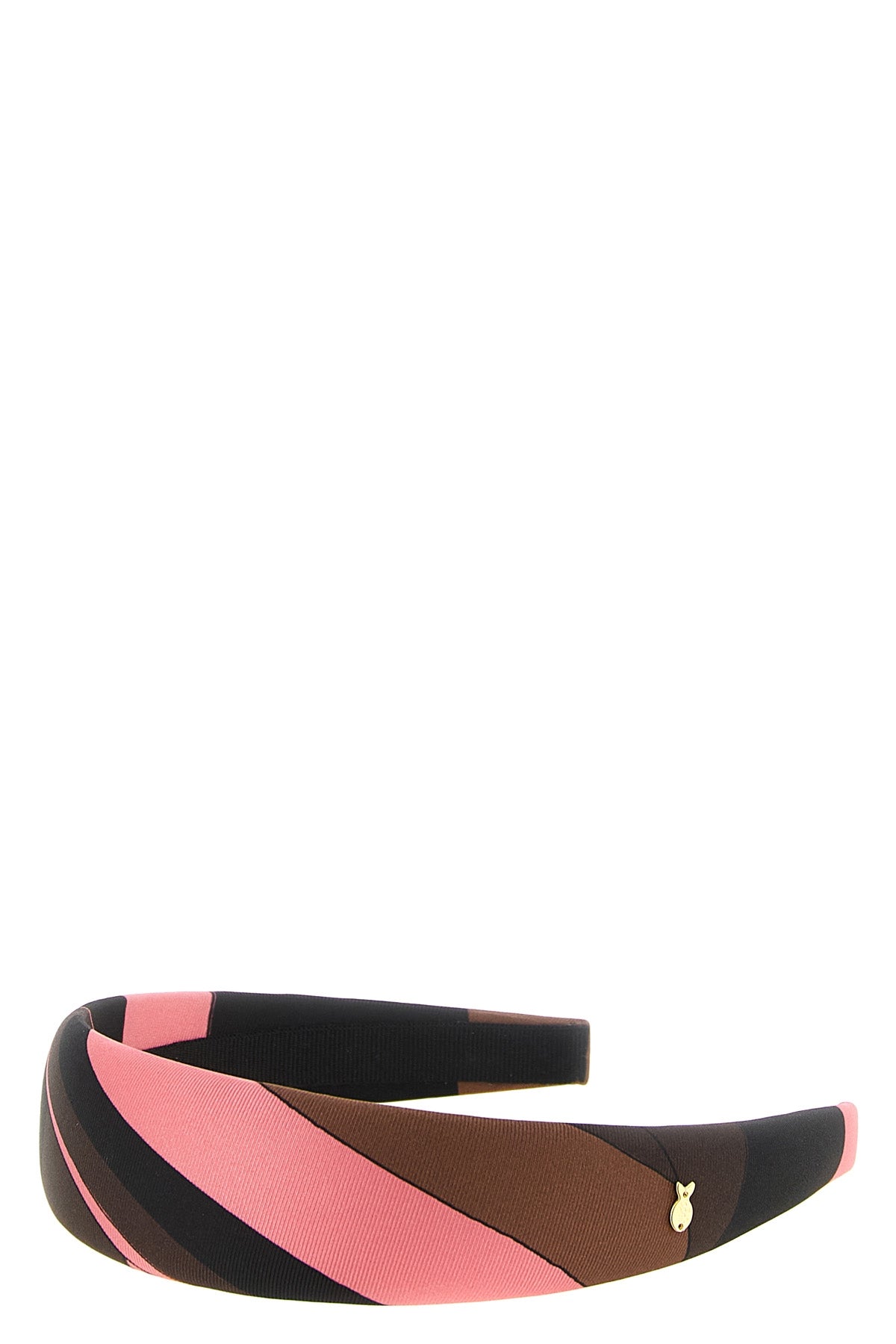 the pucci headband stands out for its padded structure and voluminous design