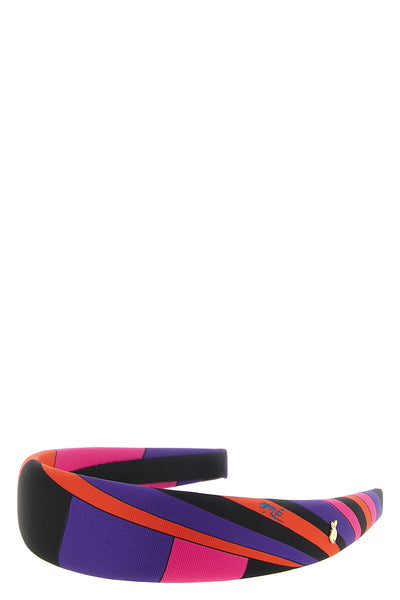 PUCCI OS the pucci headband defines the vibrant aesthetics of the maison through a rounde