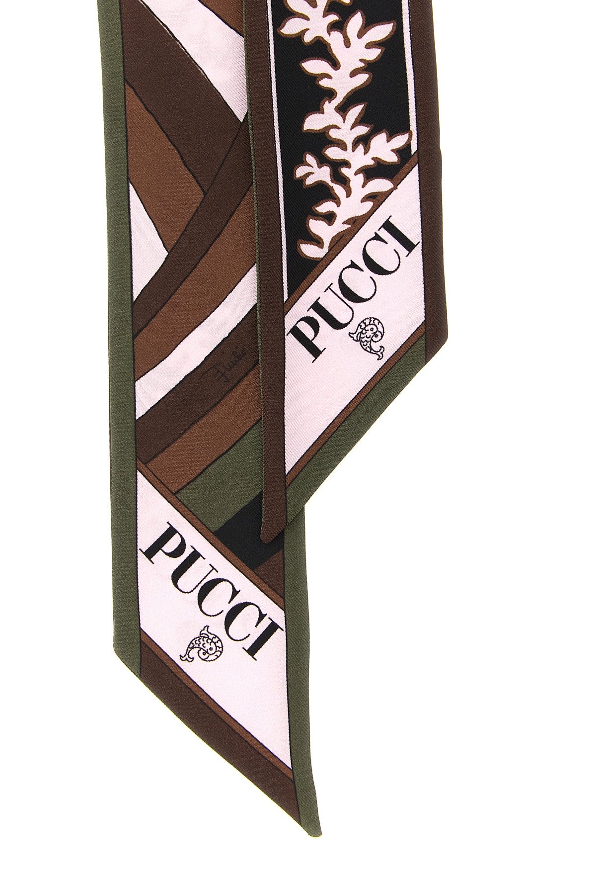 the pucci scarf stands out for its elongated silhouette