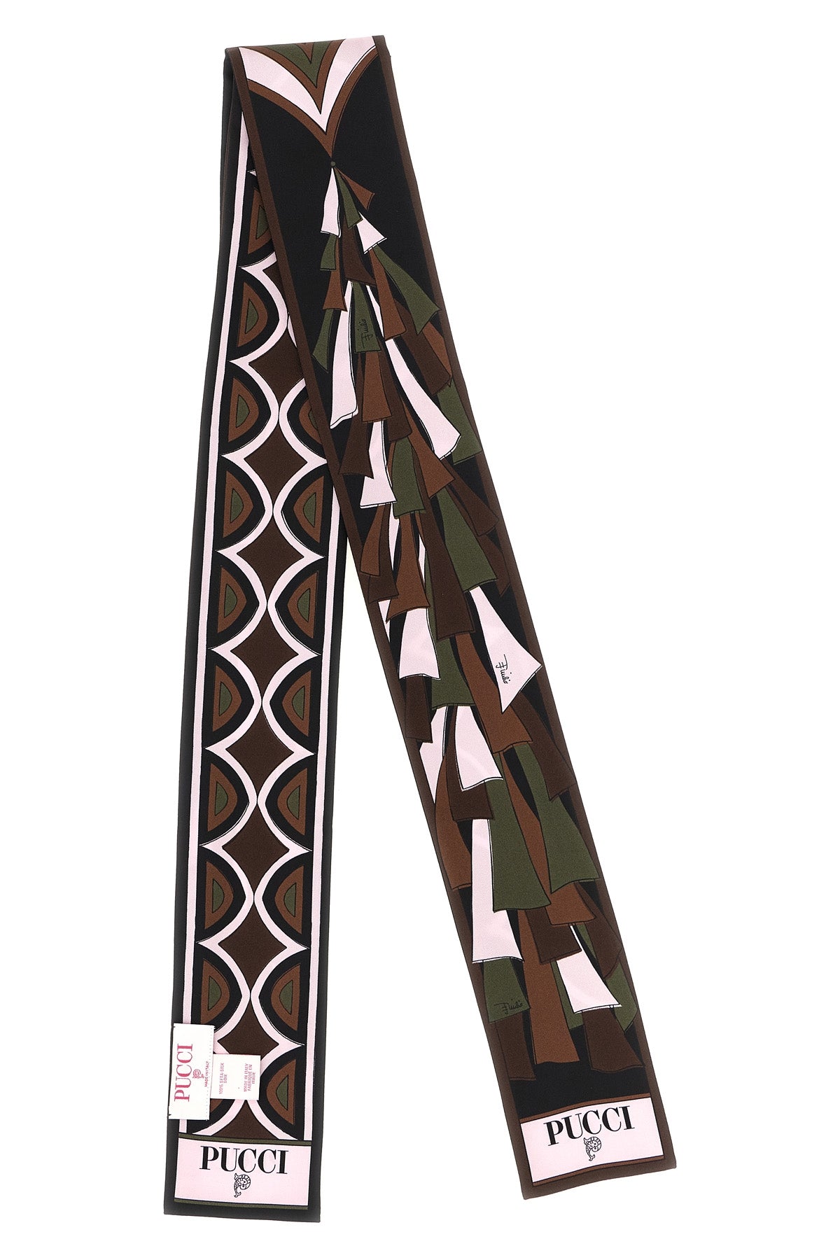 foulard pucci embodies the excellence of italian manufacturing through a metric