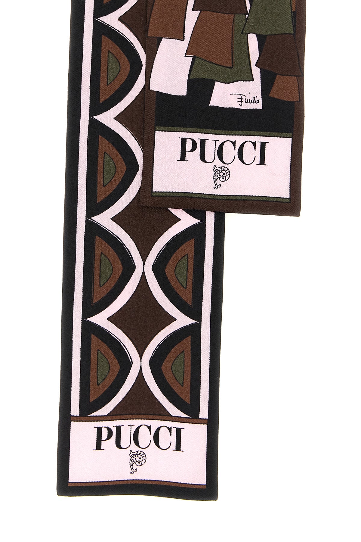 foulard pucci embodies the excellence of italian manufacturing through a metric