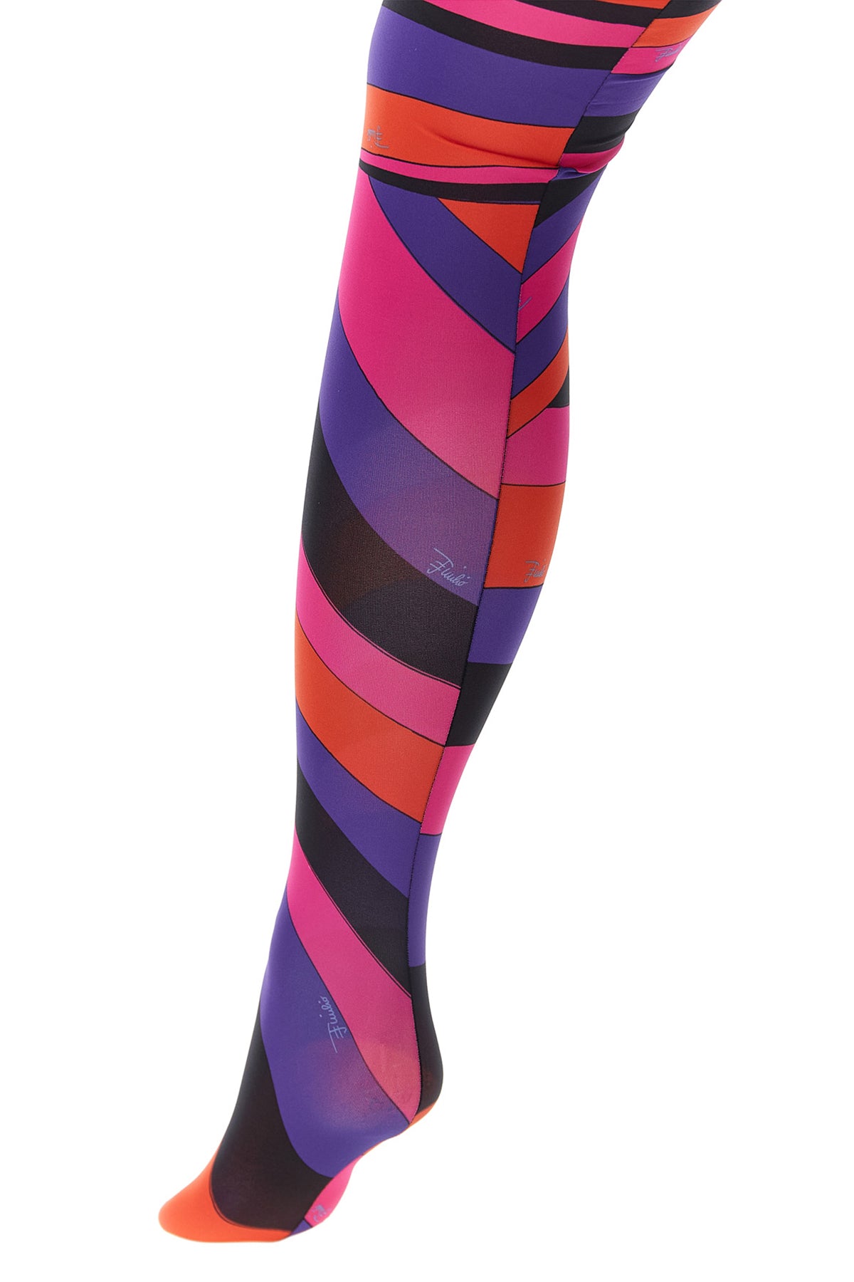 pucci tights redefine everyday elegance through a kaleidoscope of vibrant colour