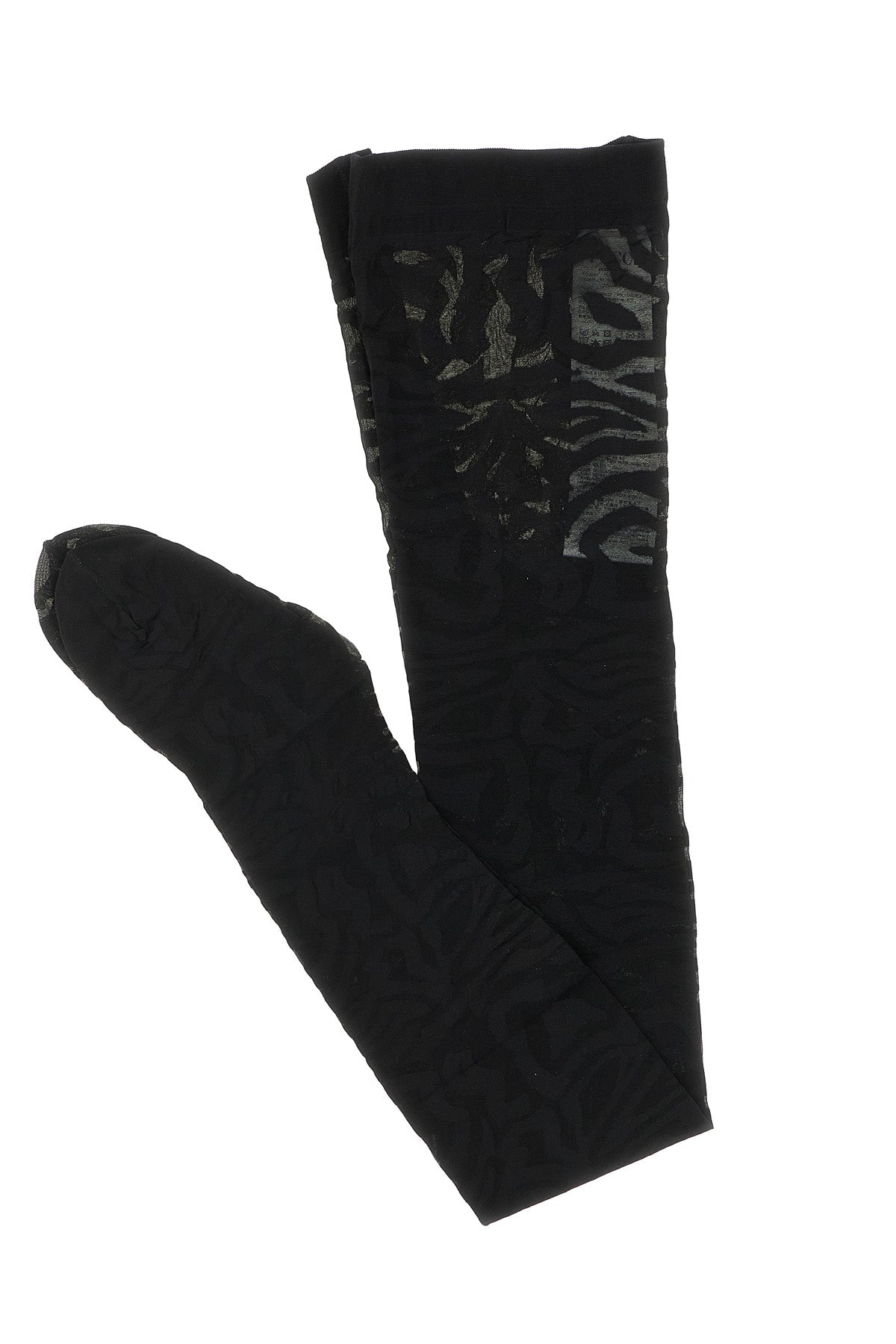 pucci tights redefine the essential accessory through a 50 denier jacquard techn