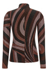 the pucci jersey defines a tight silhouette through a sophisticated processing i