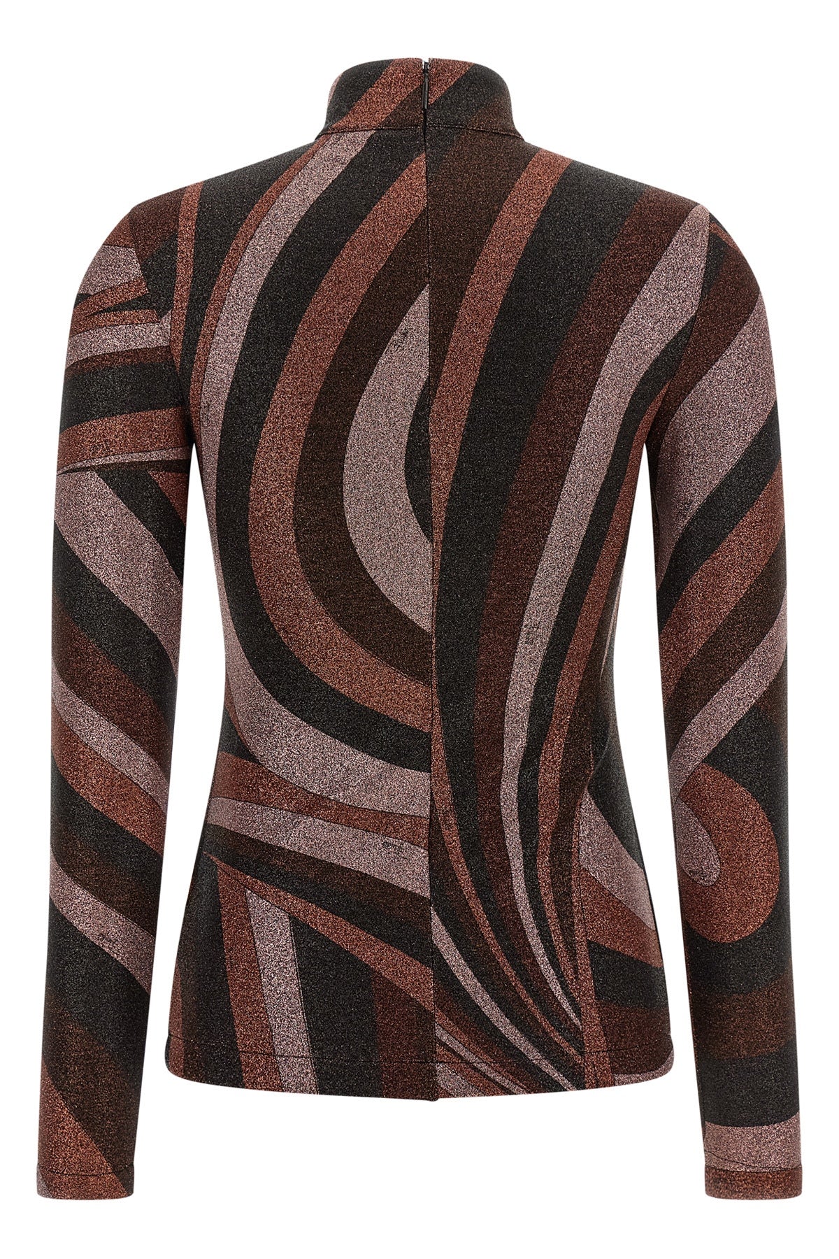 the pucci jersey defines a tight silhouette through a sophisticated processing i
