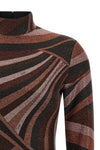 the pucci jersey defines a tight silhouette through a sophisticated processing i