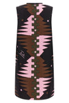 the pucci mini dress defines an essential silhouette through a rigorous straight