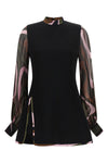 pucci structured cady mini dress redefines the codes of contemporary elegance th