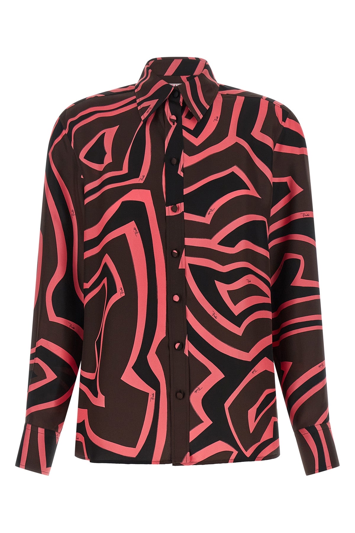the pucci shirt stands out for its fluid and impeccable sartorial construction