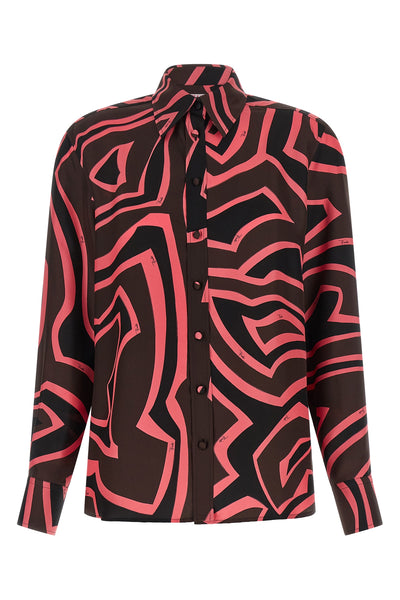 the pucci shirt stands out for its fluid and impeccable sartorial construction