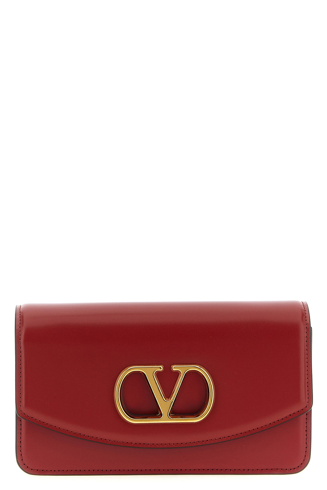 VALENTINO GARAVANI OS vain calf leather clutch