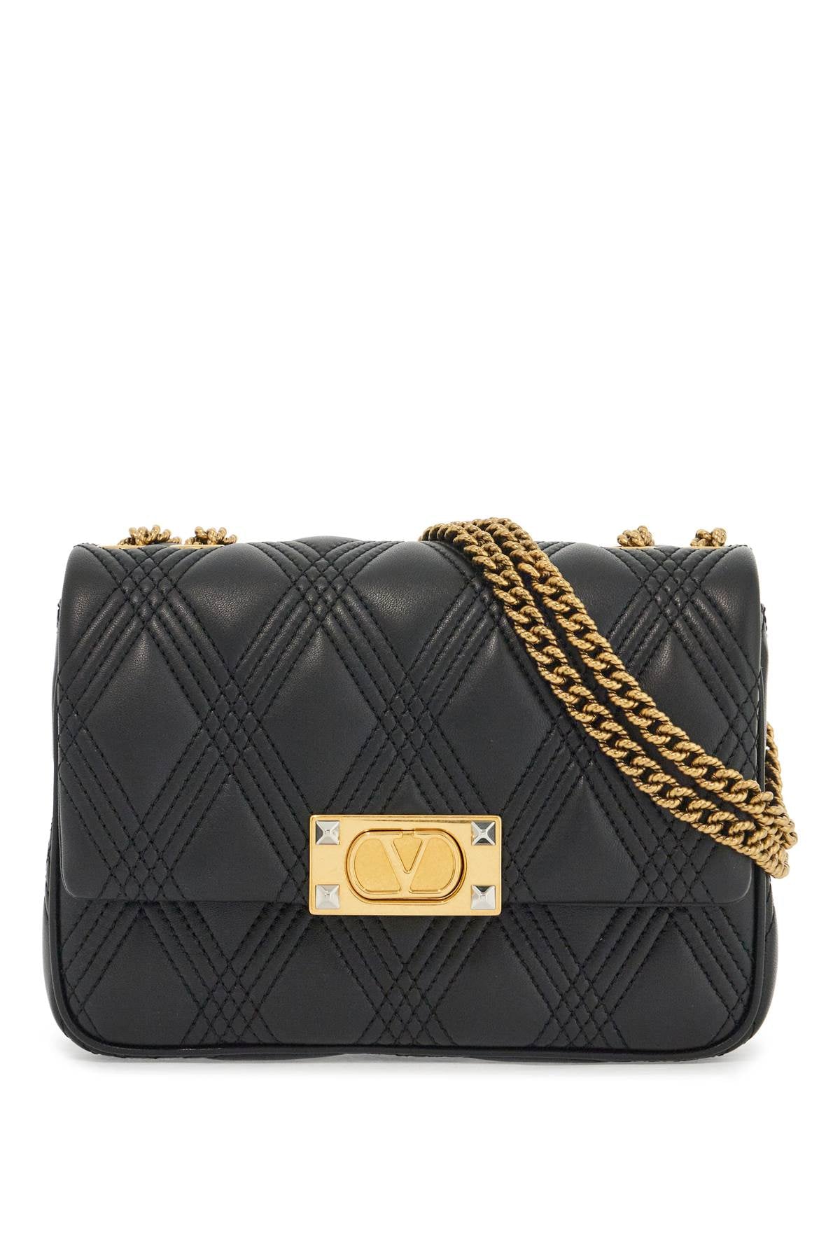 quilted shoulder bag with