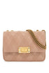 quilted shoulder bag with