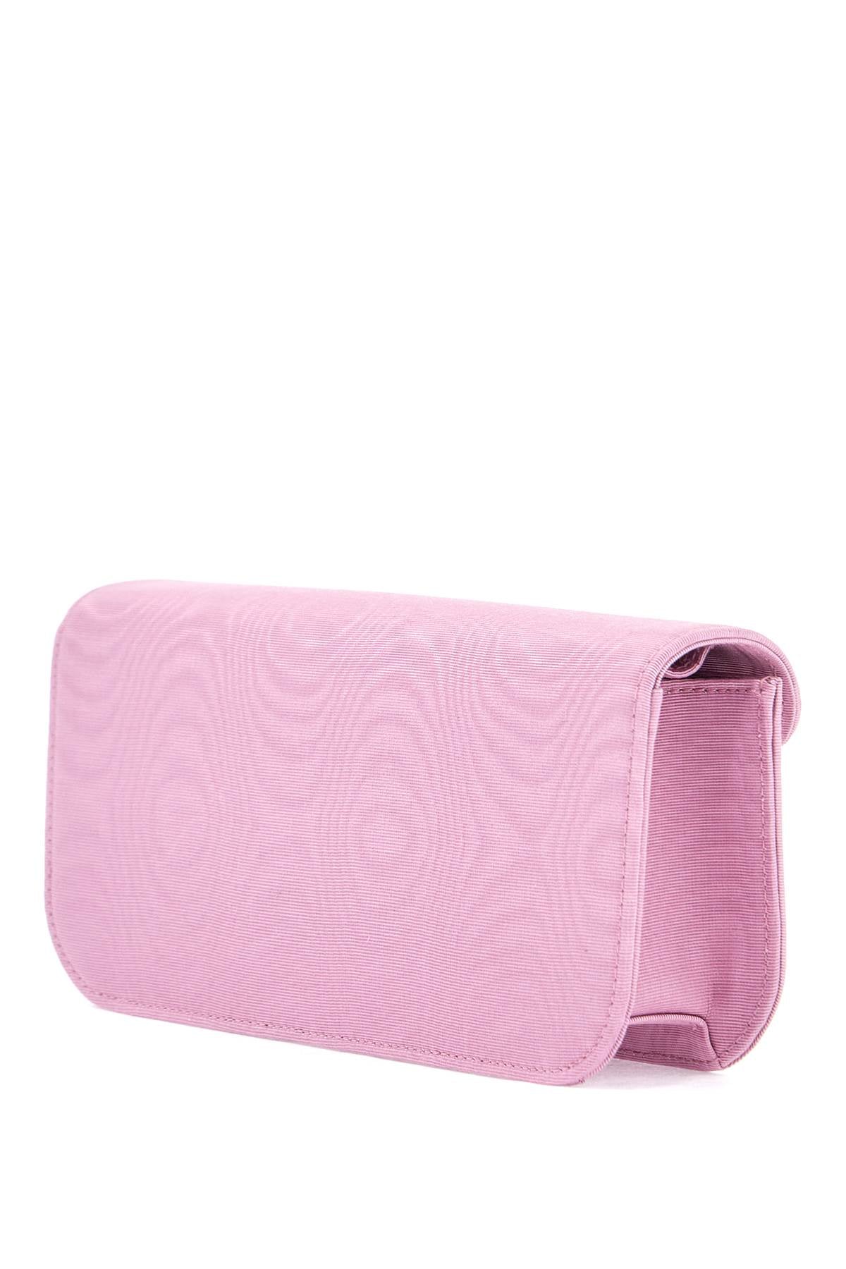 locò clutch in moire fabric