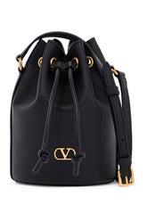 mini bucket bag in leather