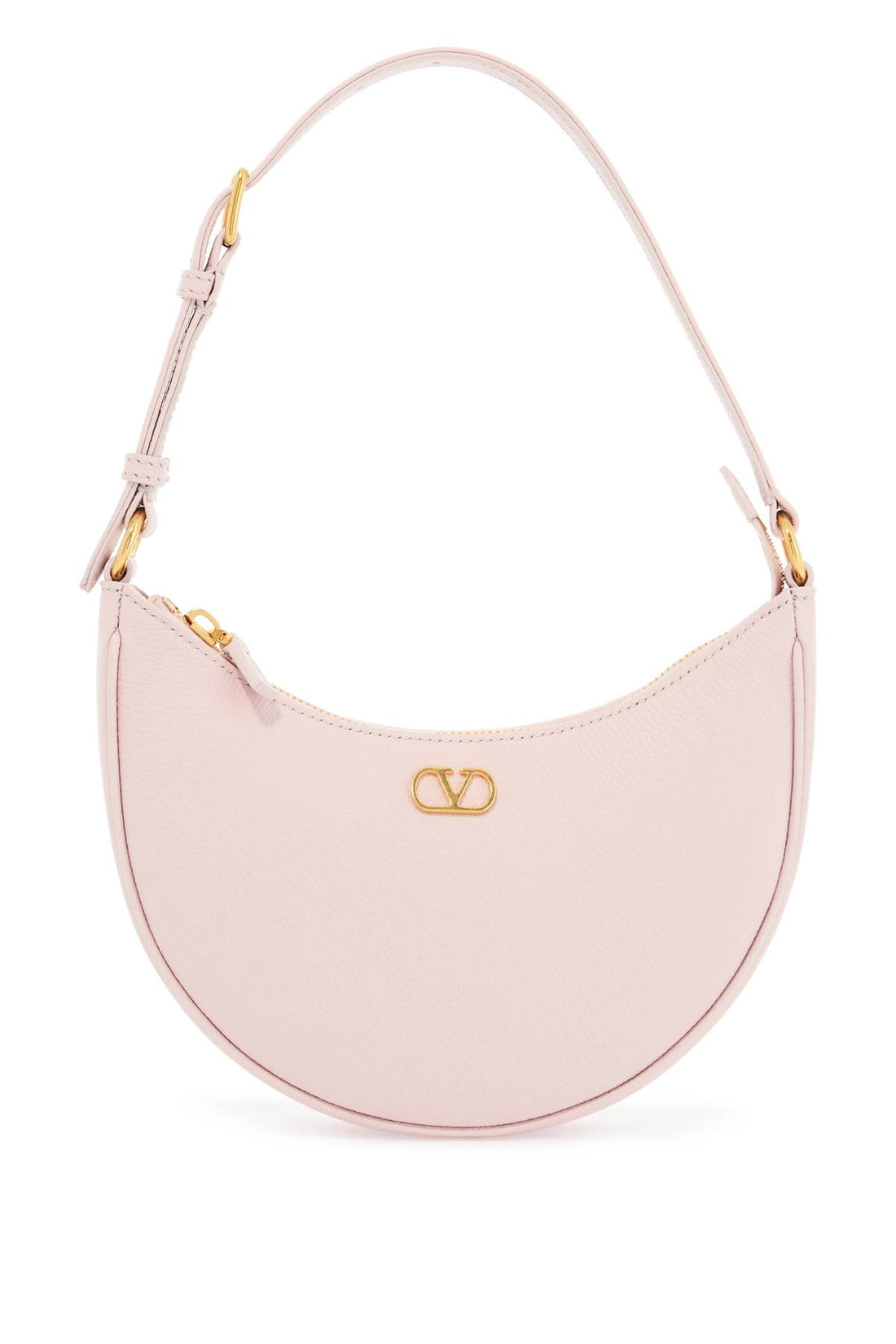 borsa hobo mini in pelle rose quartz