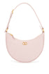 borsa hobo mini in pelle rose quartz