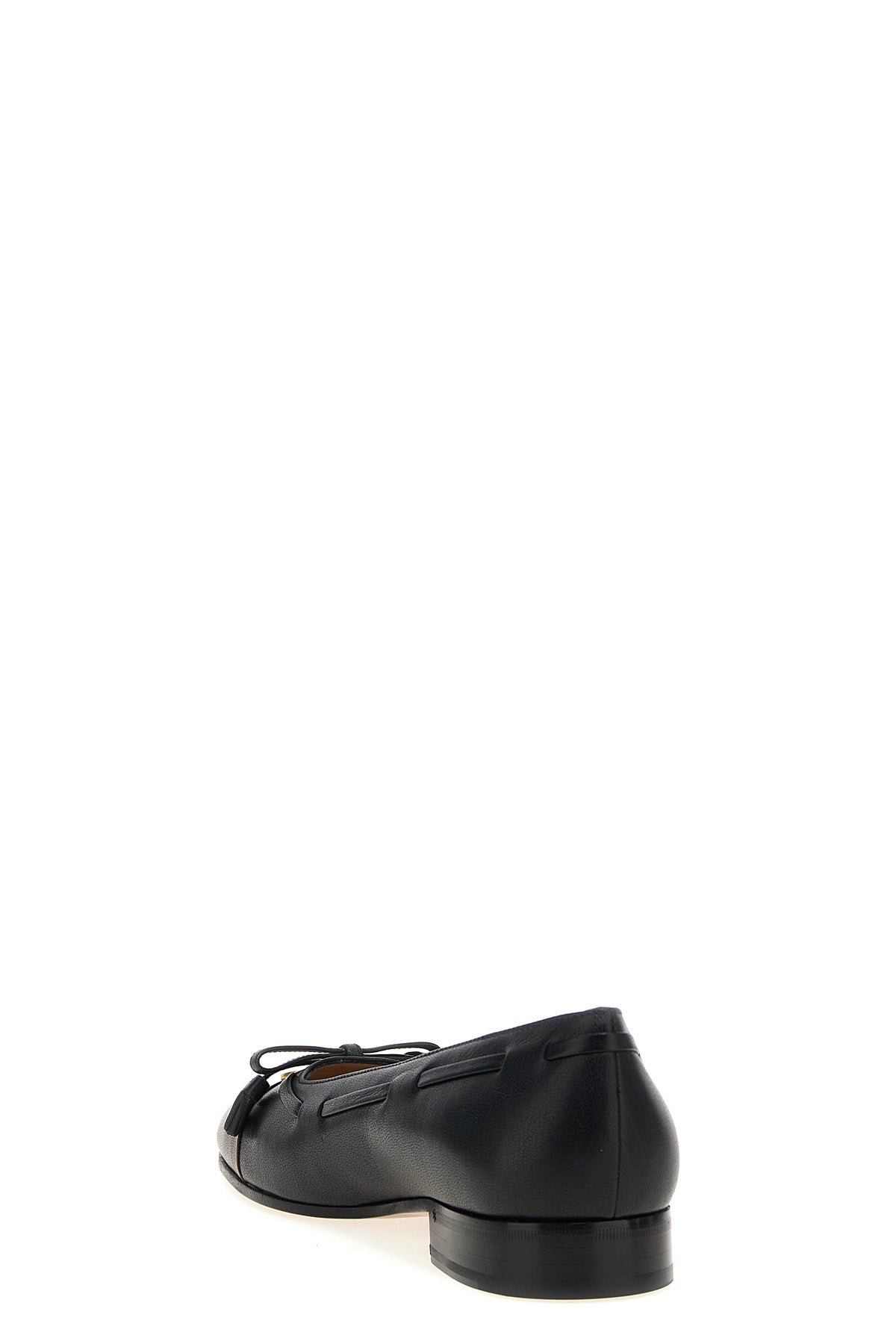 valet du roi two-tone leather ballet flat