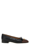 valet du roi two-tone leather ballet flat