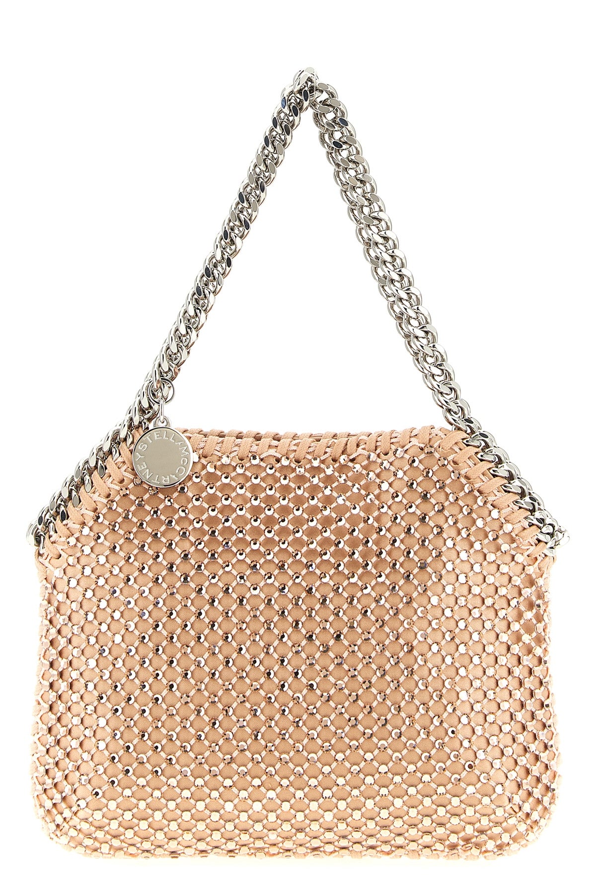 falabella nano handbag in satin