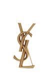 opyum brooch in metal snake texture