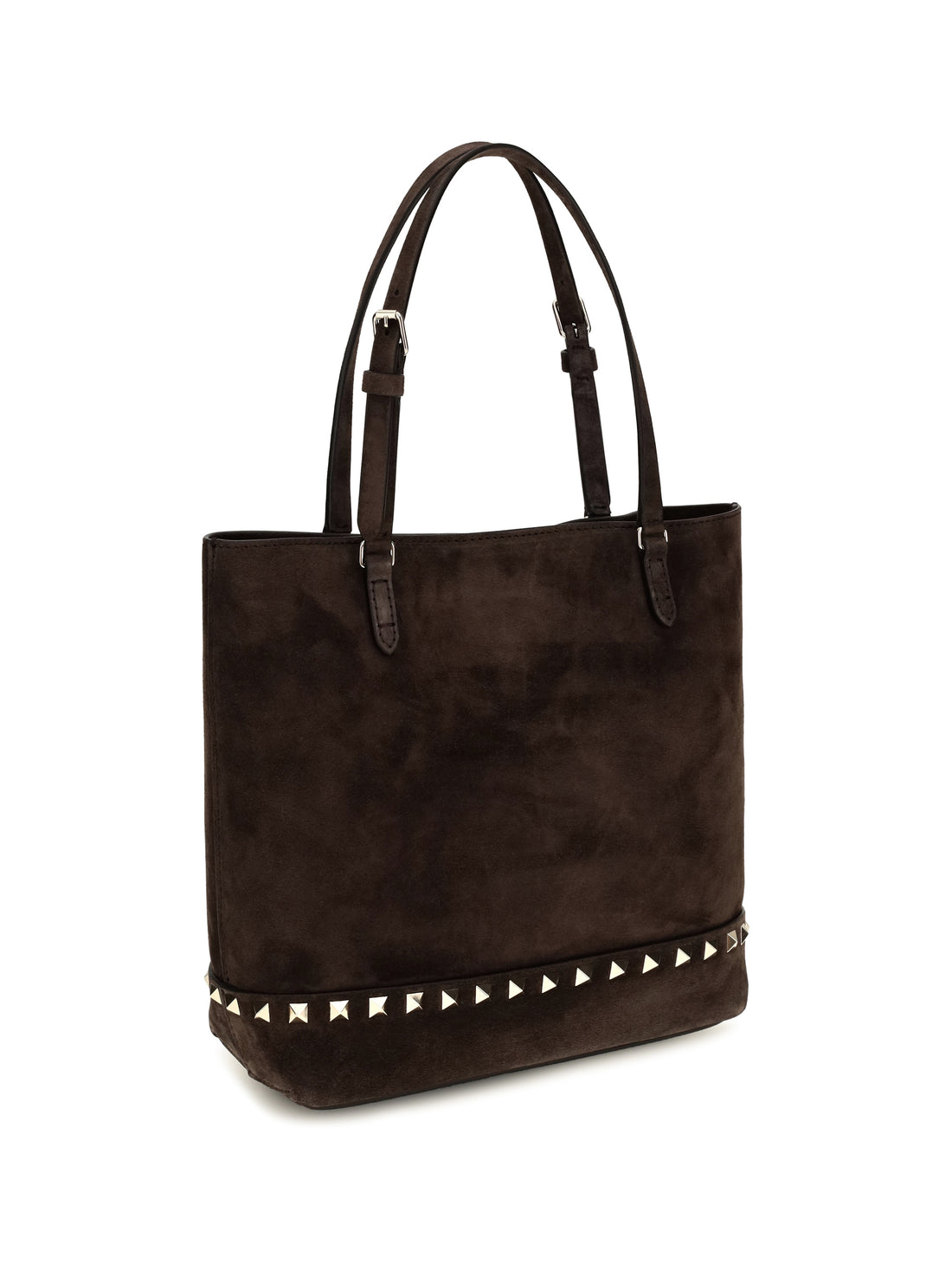 VALENTINO GARAVANI OS small rockstud suede tote bag