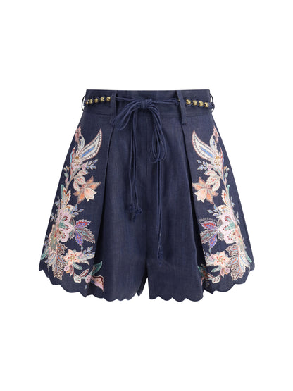 ZIMMERMANN 2 rhiannon tuck shorts