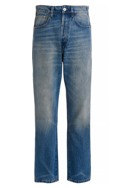 graphic denim jeans