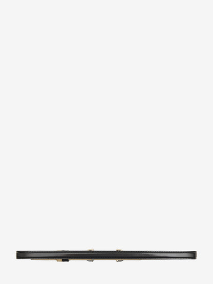 GUCCI 70 reversible skinny belt with horsebit