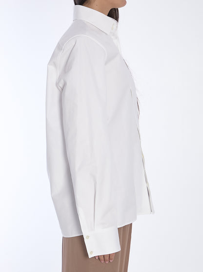 SAINT LAURENT 38 cotton poplin shirt