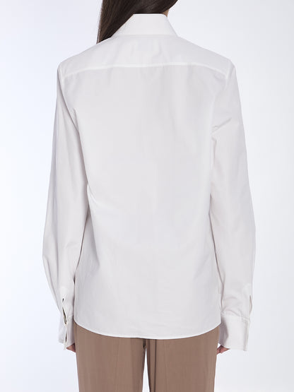 SAINT LAURENT 38 cotton poplin shirt