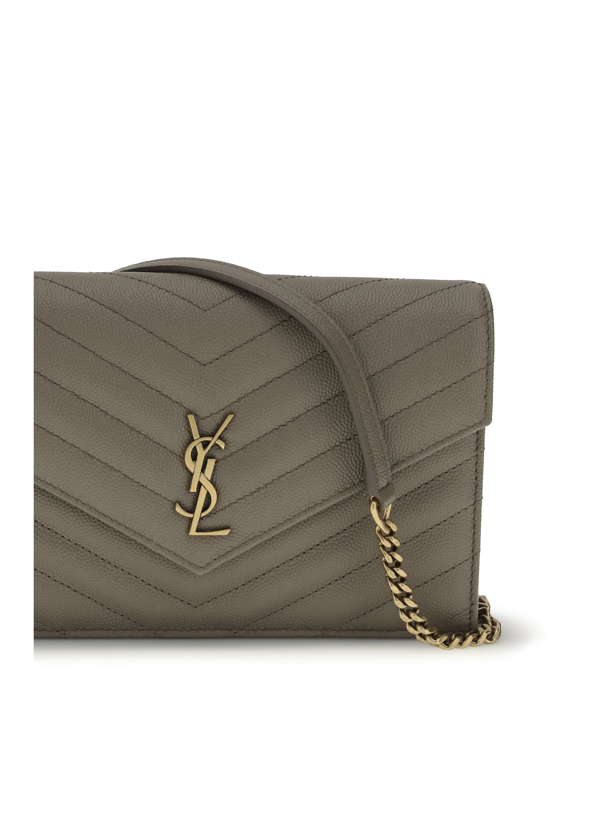 SAINT LAURENT OS cassandre envelope clutch