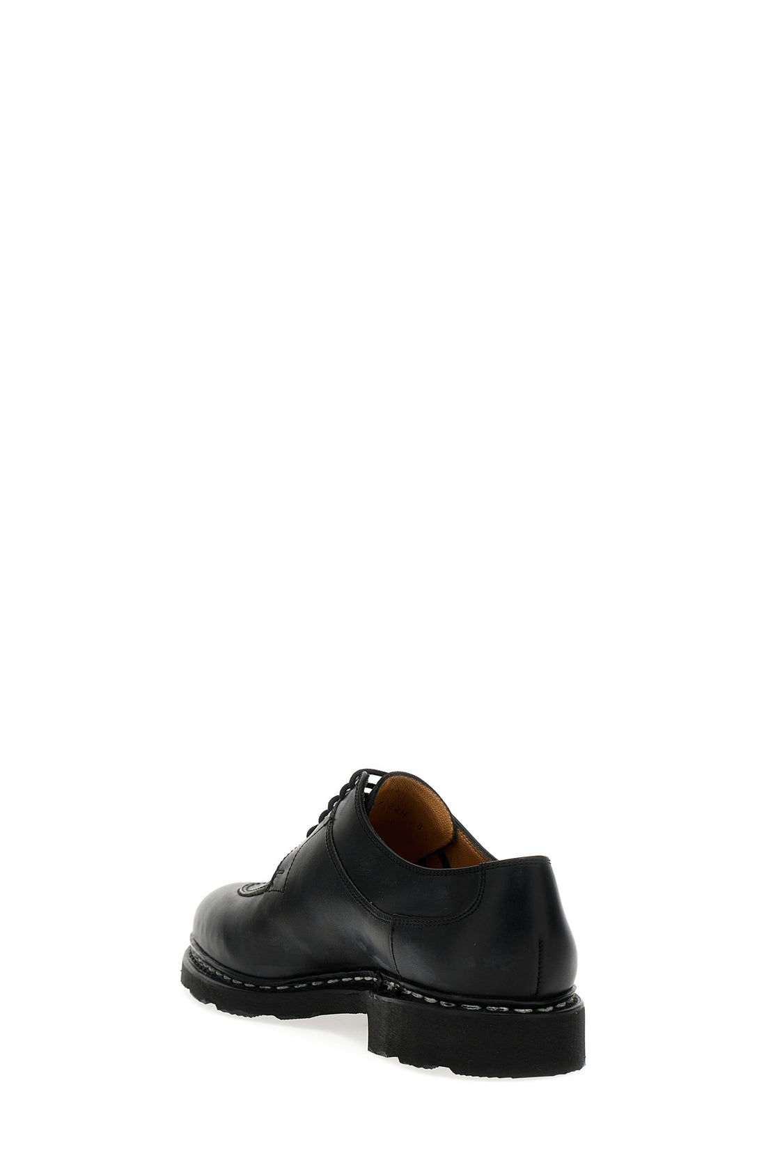 PARABOOT 6 plexiglas leather lace up shoes