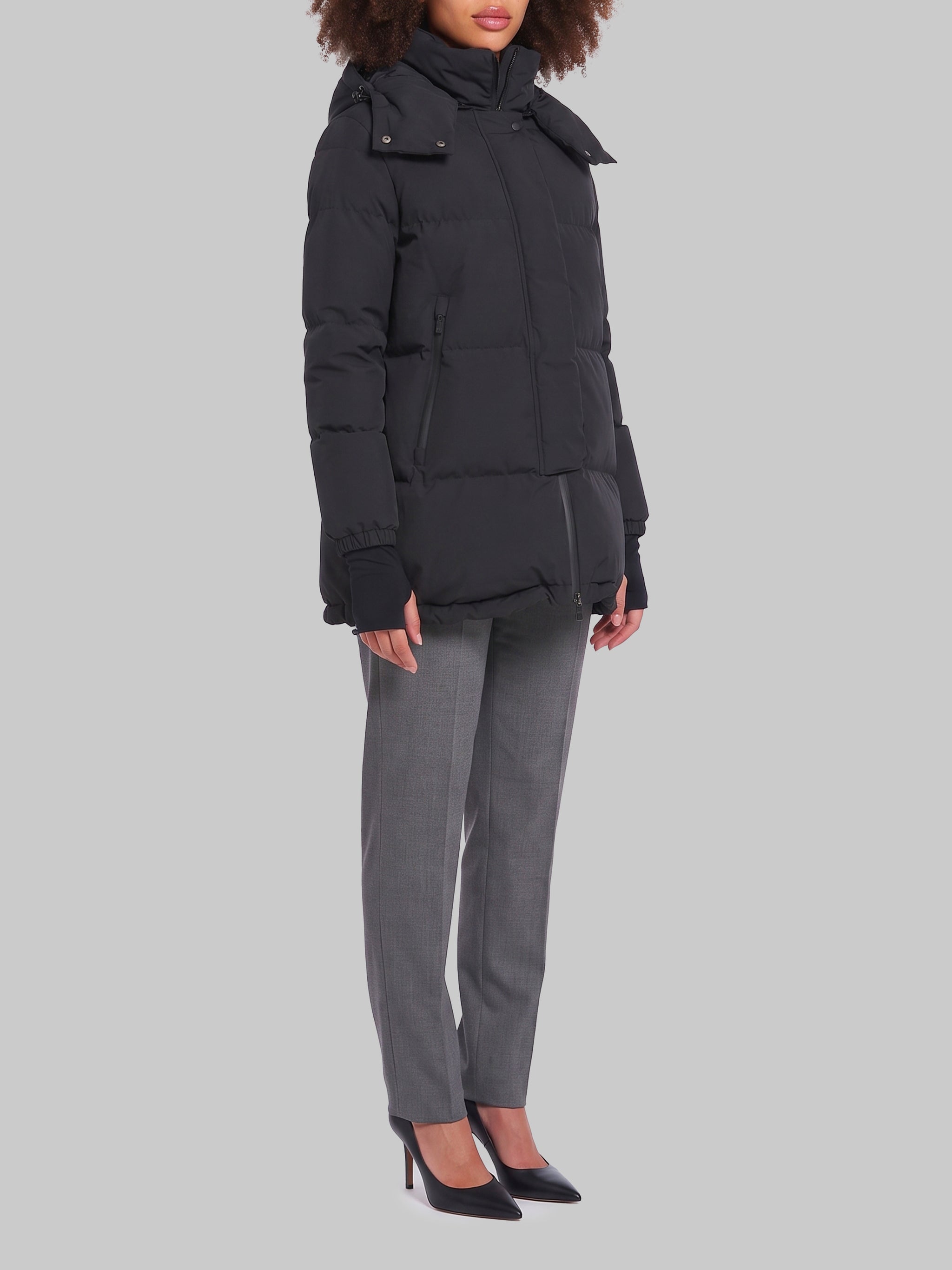 relaxed jacket in 2-layer windstopper