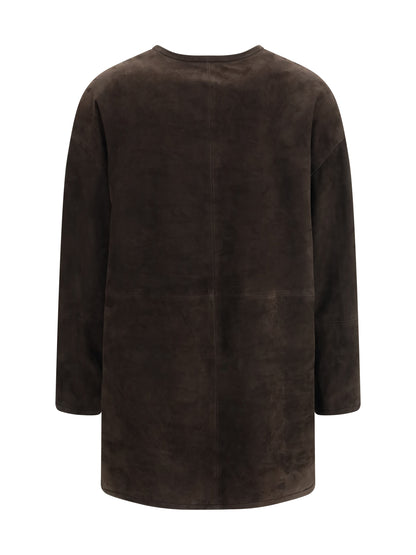 LOULOU DE SAISON 36 waren suede coat