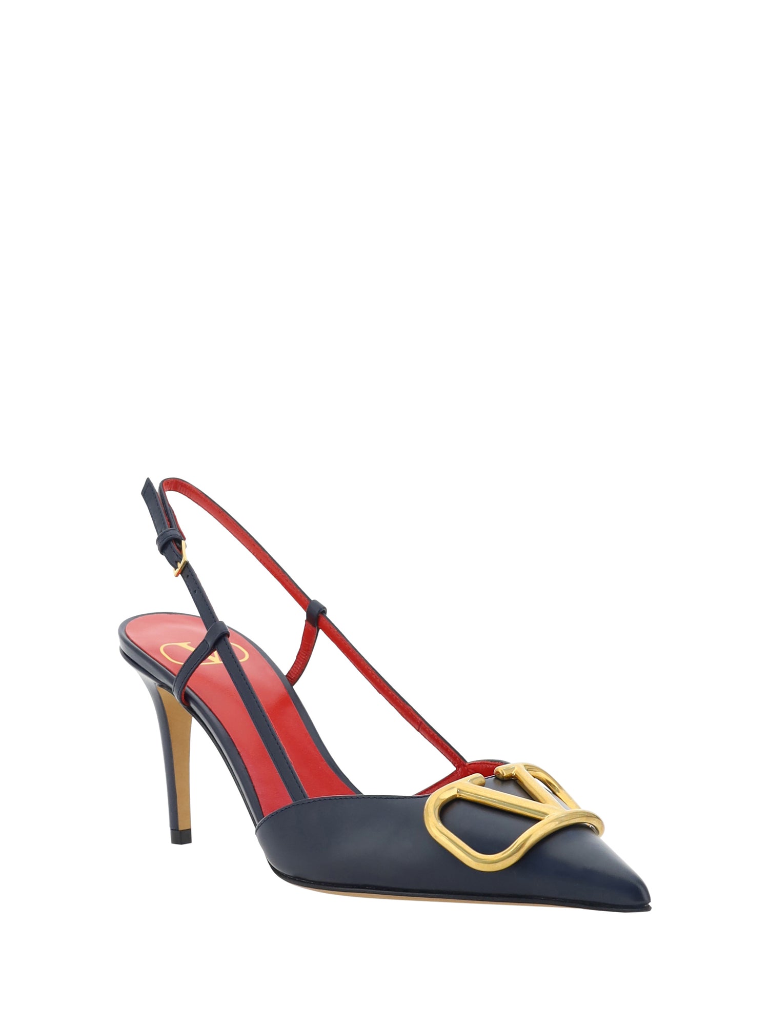 vlogo pumps slingback