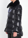 light puffer with collar fur