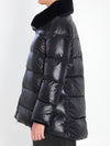 light puffer with collar fur