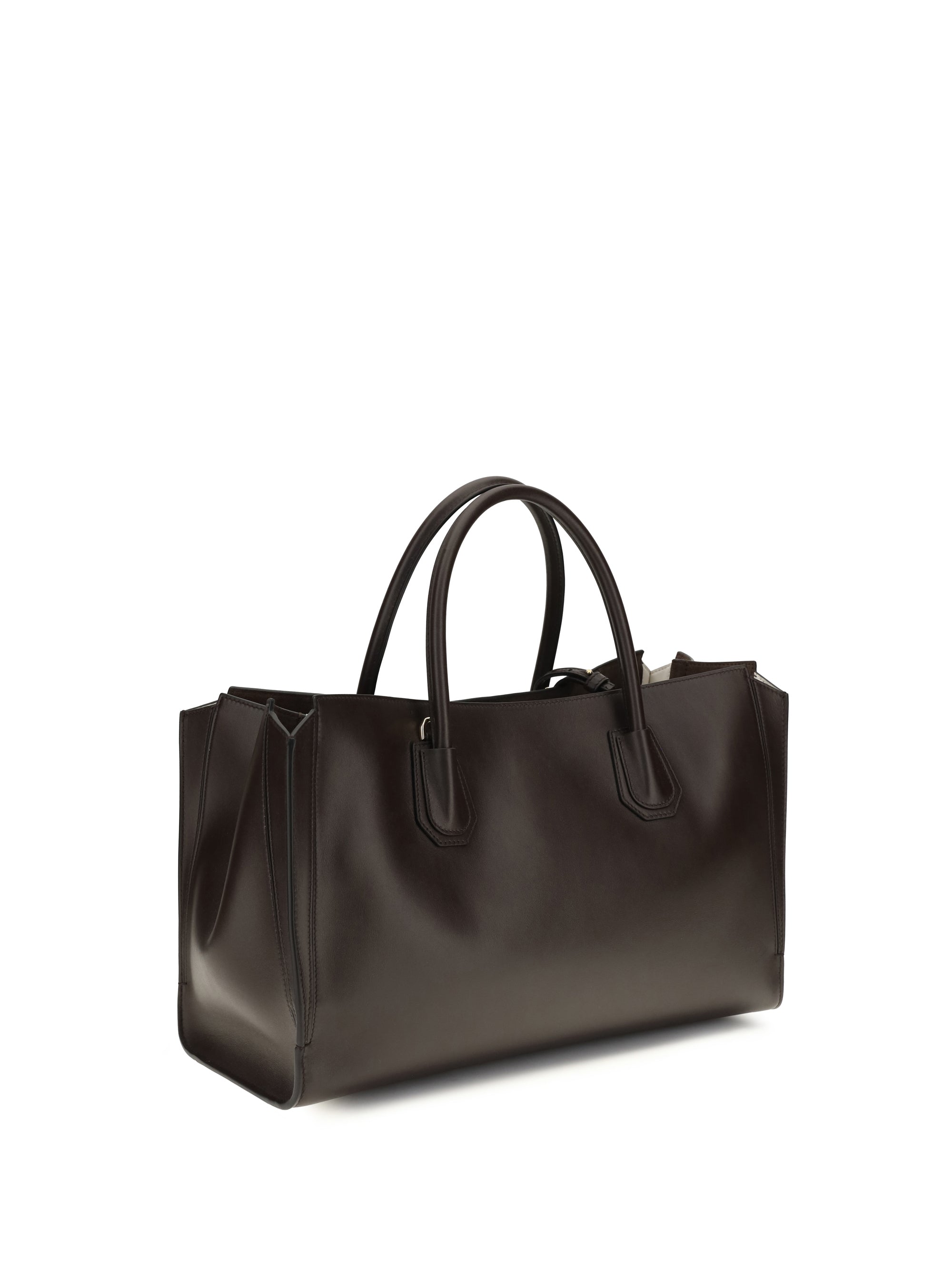 medium antigona catchall glossy grained leather handbag