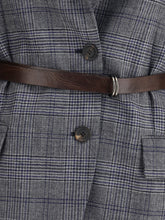 BRUNELLO CUCINELLI 42 prince of wales pattern blazer