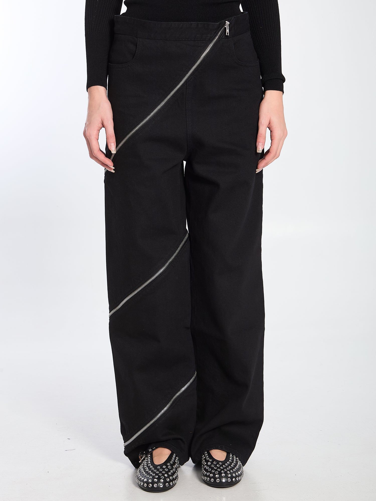 ALAIA 38 spiral jeans