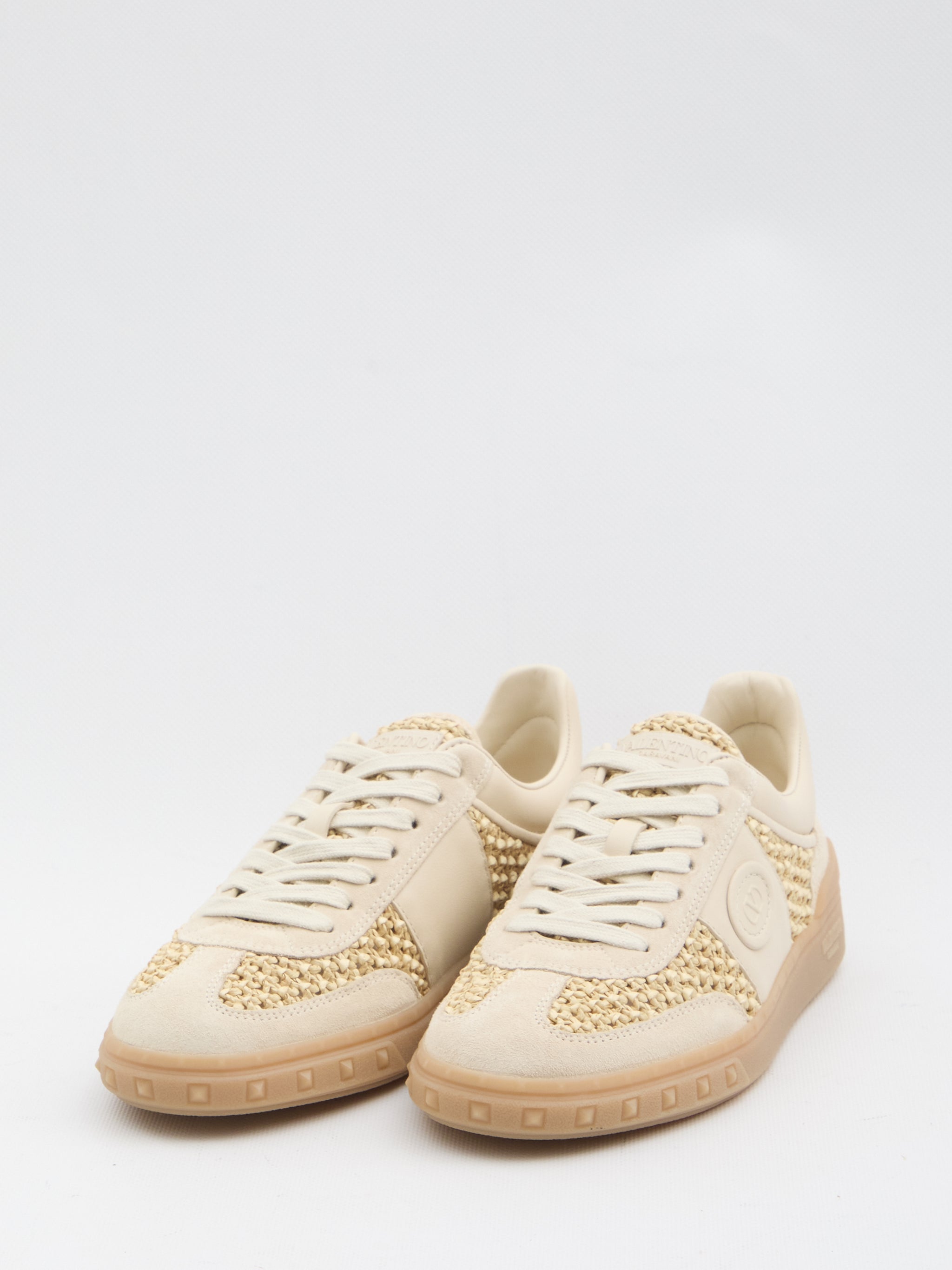 upvillage sneakers in woven raffia
