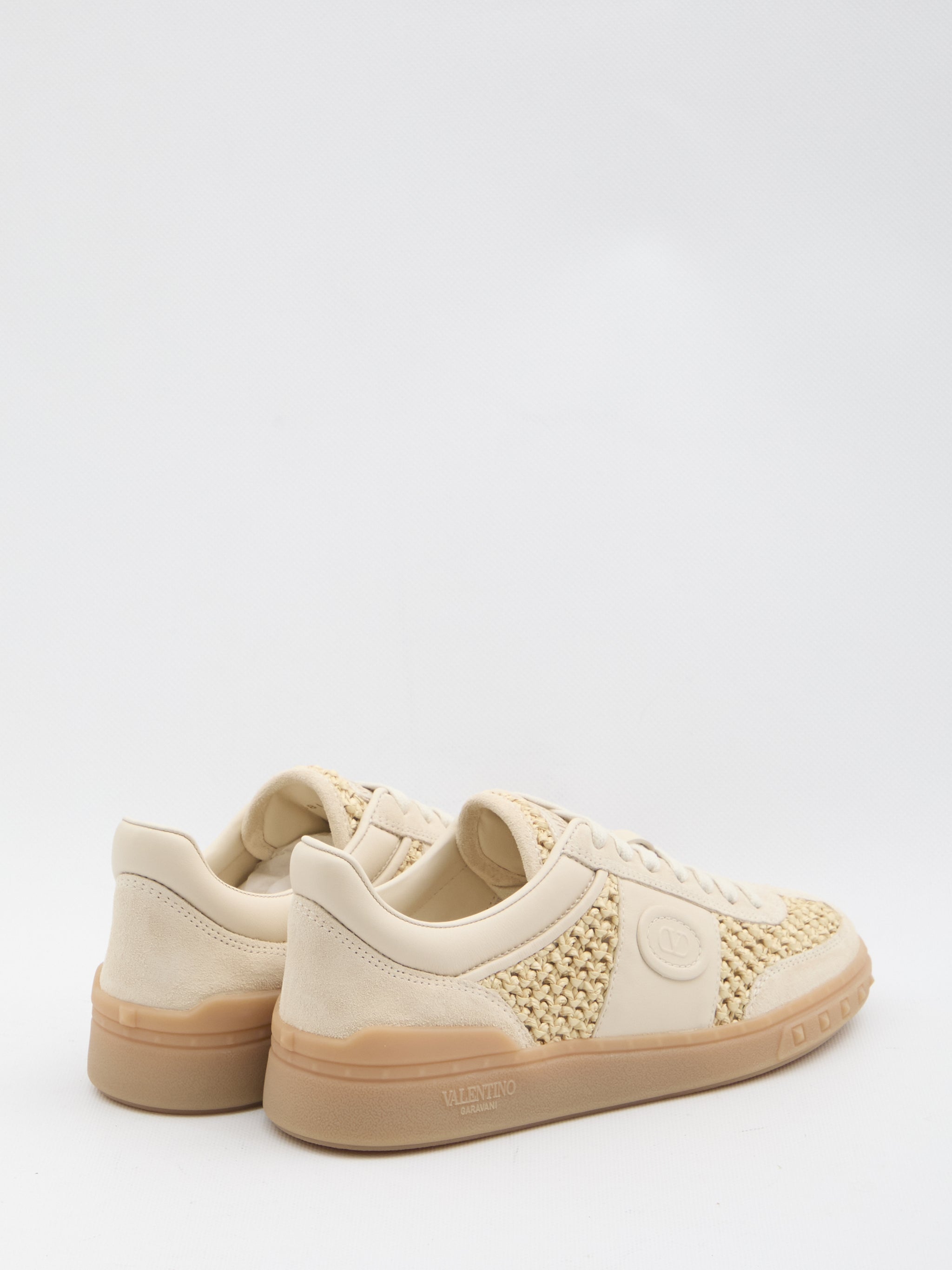 upvillage sneakers in woven raffia