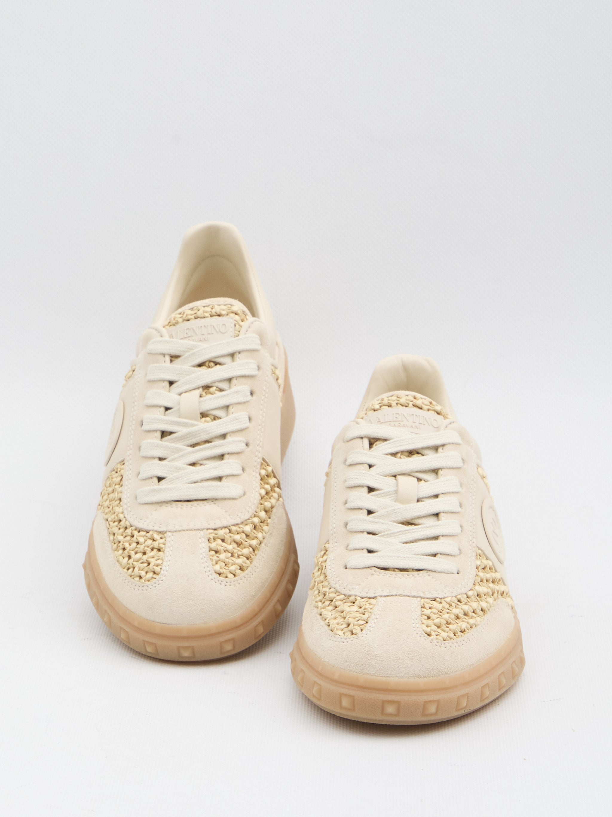 upvillage sneakers in woven raffia