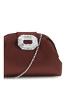 camelia satin clutch