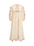 ZIMMERMANN 2 patience plunging midi dress