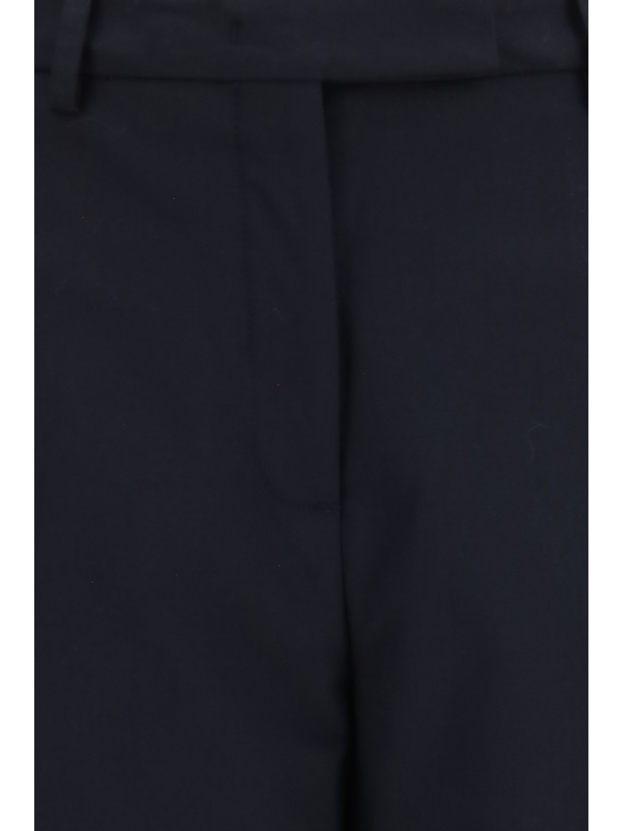 straight-leg wool-blend pants
