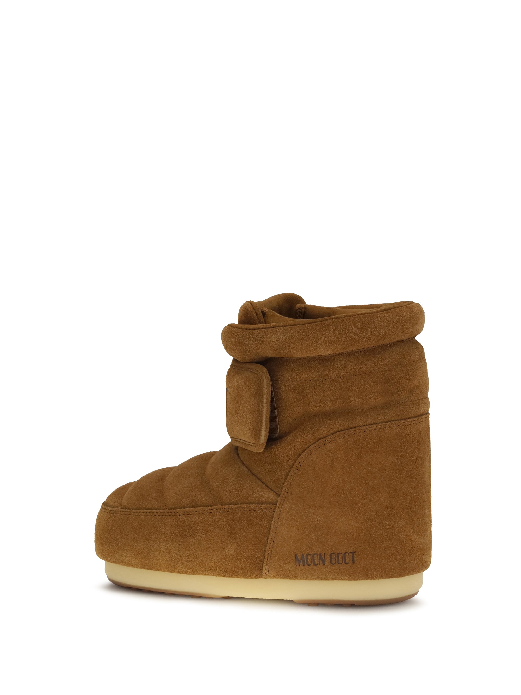 icon strap suede boots